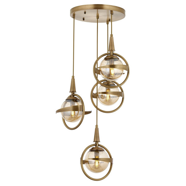 Mercer41 Demps 4 Light Sphere Chandelier Wayfair Co Uk